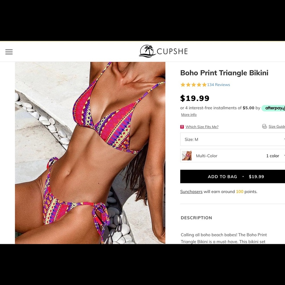 Cupcake bikini